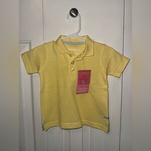 Yellow Polo Shirt 12-18 months RuggedButts